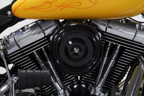 V-Twin Black Wyatt Gatling Air Cleaner Assembly - 34-1601