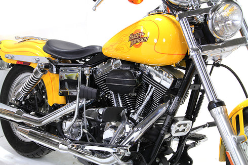 V-Twin Black Wyatt Gatling Air Cleaner Assembly - 34-1602