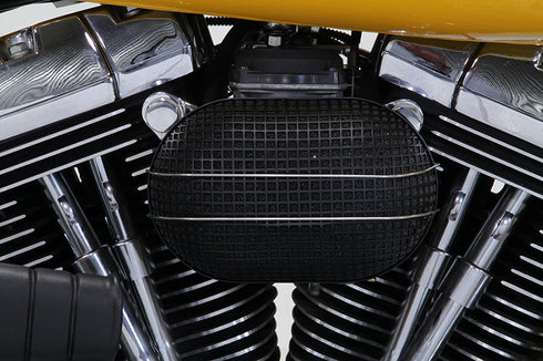 V-Twin Black Wyatt Gatling Air Cleaner Assembly - 34-1602