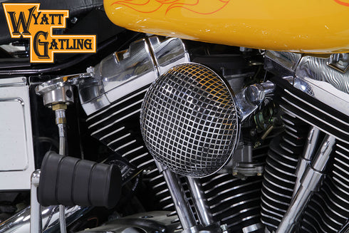 V-Twin Chrome Wyatt Gatling Air Cleaner Assembly - 34-1608