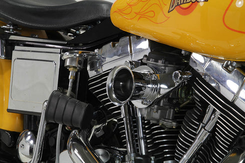 V-Twin Chrome Wyatt Gatling Velocity Stack Assembly - 34-1609