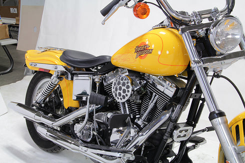 V-Twin Chrome Wyatt Gatling Air Cleaner Assembly - 34-1611