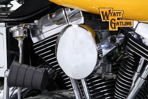 V-Twin Chrome Wyatt Gatling Air Cleaner Assembly - 34-1612