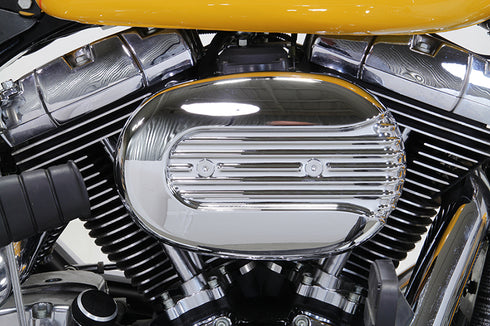 V-Twin Chrome Wyatt Gatling Air Cleaner Assembly - 34-1613