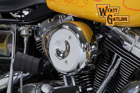 V-Twin Chrome Wyatt Gatling Air Cleaner Assembly - 34-1620