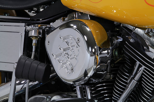 V-Twin Chrome Wyatt Gatling Air Cleaner Assembly - 34-1622