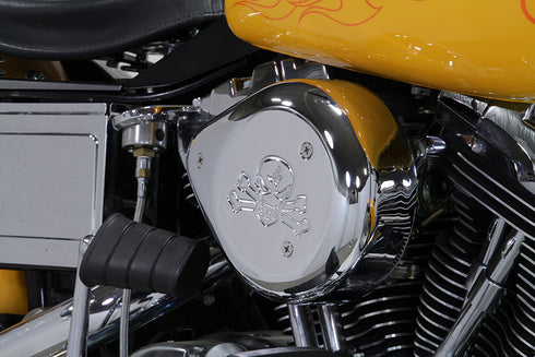 V-Twin Chrome Wyatt Gatling Air Cleaner Assembly - 34-1624
