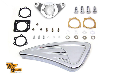 V-Twin Chrome Wyatt Gatling Air Cleaner Assembly - 34-1629