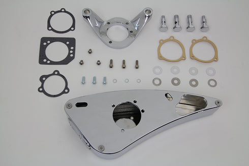 V-Twin Chrome Wyatt Gatling Air Cleaner Assembly - 34-1629