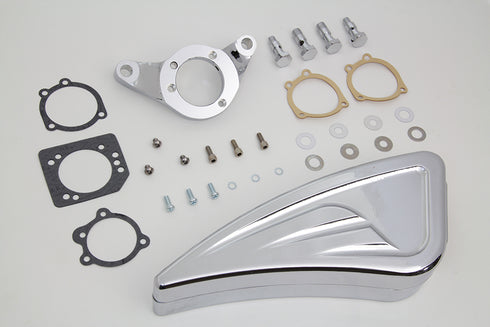 V-Twin Chrome Wyatt Gatling Air Cleaner Assembly - 34-1629