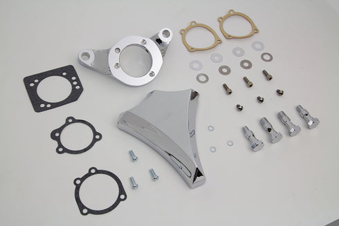 V-Twin Chrome Wyatt Gatling Air Cleaner Assembly - 34-1630