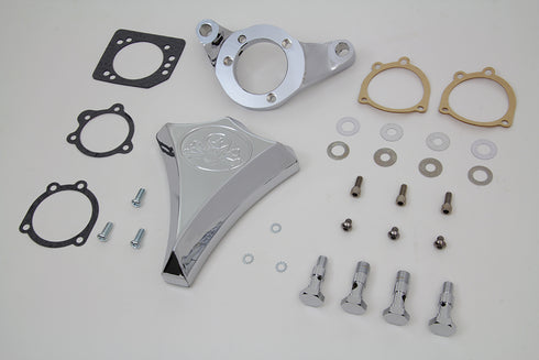 V-Twin Chrome Wyatt Gatling Air Cleaner Assembly - 34-1631