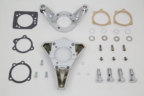 V-Twin Chrome Wyatt Gatling Air Cleaner Assembly - 34-1631