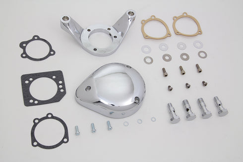 V-Twin Chrome Wyatt Gatling Air Cleaner Assembly - 34-1632