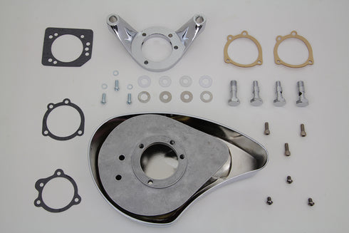 V-Twin Chrome Wyatt Gatling Air Cleaner Assembly - 34-1635