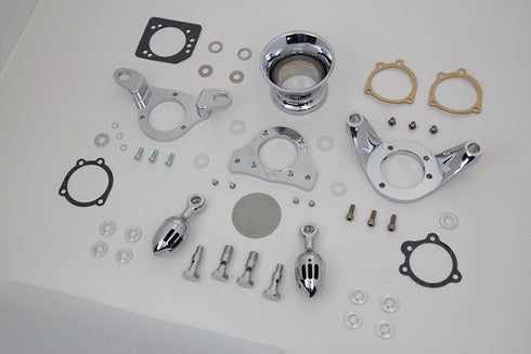 V-Twin Chrome Wyatt Gatling Velocity Stack Assembly - 34-1636