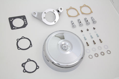 V-Twin Chrome Wyatt Gatling Air Cleaner Assembly - 34-1637