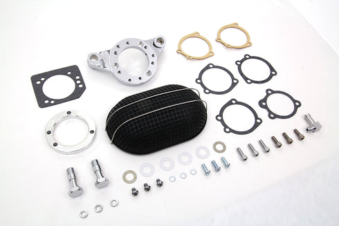 V-Twin Black Wyatt Gatling Air Cleaner Assembly - 34-1682