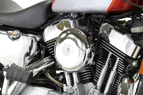 V-Twin Chrome Wyatt Gatling Air Cleaner Assembly - 34-1685