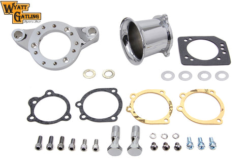 V-Twin Chrome Wyatt Gatling Velocity Stack Assembly - 34-1689