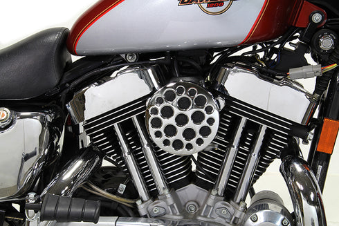 V-Twin Chrome Wyatt Gatling Air Cleaner Assembly - 34-1691