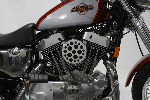 V-Twin Chrome Wyatt Gatling Air Cleaner Assembly - 34-1698