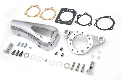 V-Twin Chrome Wyatt Gatling Breather Snoot Assembly - 34-1699