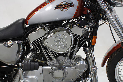 V-Twin Chrome Wyatt Gatling Air Cleaner Assembly - 34-1702