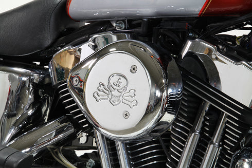 V-Twin Chrome Wyatt Gatling Air Cleaner Assembly - 34-1704