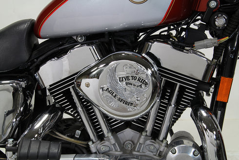 V-Twin Chrome Wyatt Gatling Air Cleaner Assembly - 34-1705