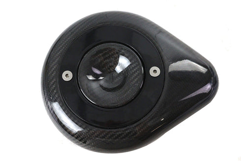 V-Twin Teardrop Air Cleaner Cover Carbon Fiber - 34-1717