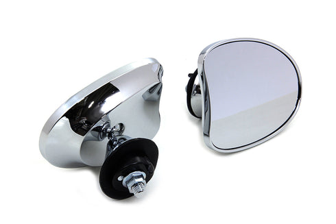 Wyatt Gatling Mini Fairing Mirror Set Chrome - 34-1736
