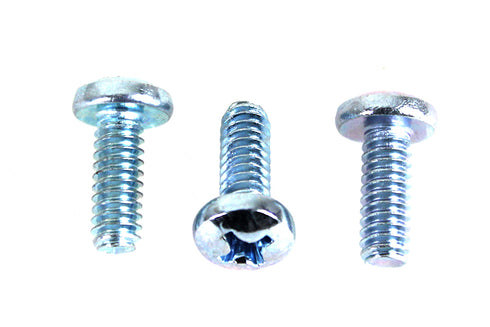 V-Twin Panhead Phillips Screw Set Zinc Plated - 34-1804