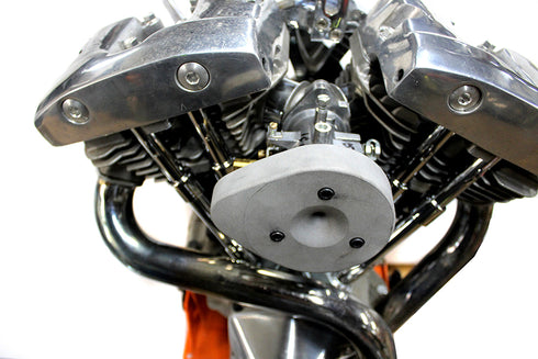 V-Twin Wyatt Gatling Teardrop Carburetor Cover - 34-1825