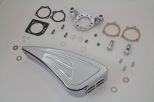 V-Twin Chrome Wyatt Gatling Air Cleaner Assembly - 34-1848
