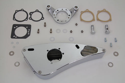 V-Twin Chrome Wyatt Gatling Air Cleaner Assembly - 34-1848