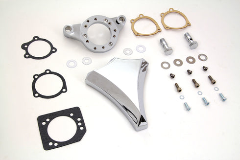 V-Twin Chrome Wyatt Gatling Air Cleaner Assembly - 34-1849