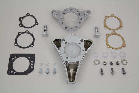 V-Twin Chrome Wyatt Gatling Air Cleaner Assembly - 34-1850