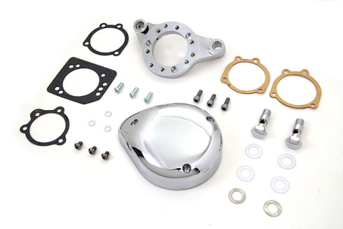 V-Twin Chrome Wyatt Gatling Air Cleaner Assembly - 34-1851
