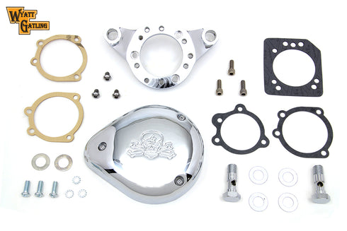 V-Twin Chrome Wyatt Gatling Air Cleaner Assembly - 34-1852