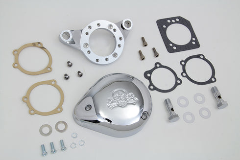 V-Twin Chrome Wyatt Gatling Air Cleaner Assembly - 34-1852