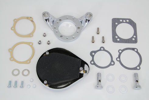 V-Twin Chrome Wyatt Gatling Air Cleaner Assembly - 34-1852