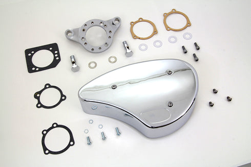 V-Twin Chrome Wyatt Gatling Air Cleaner Assembly - 34-1857