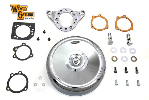 V-Twin Chrome Wyatt Gatling Air Cleaner Assembly - 34-1859