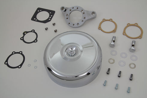 V-Twin Chrome Wyatt Gatling Air Cleaner Assembly - 34-1859