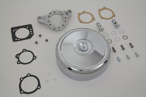 V-Twin Chrome Wyatt Gatling Air Cleaner Assembly - 34-1859