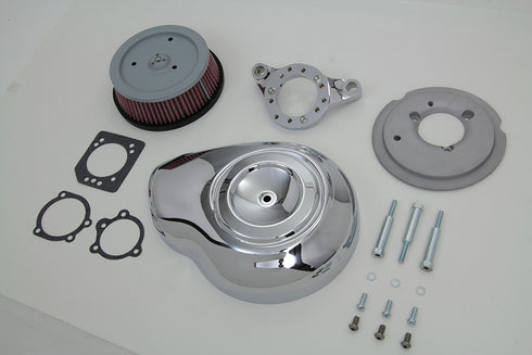 V-Twin Chrome Wyatt Gatling Air Cleaner Assembly - 34-1862