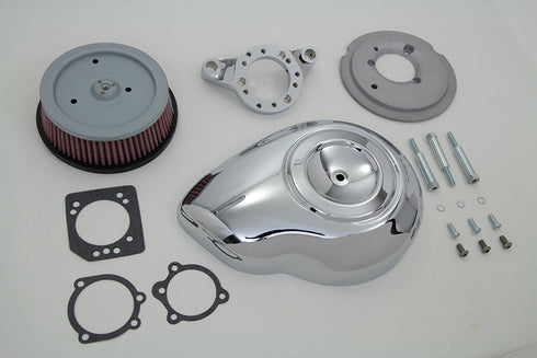 V-Twin Chrome Wyatt Gatling Air Cleaner Assembly - 34-1862