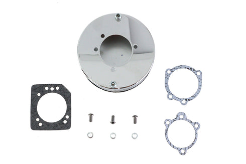 Wyatt Gatling Wyatt Gatling Round Air Cleaner Chrome - 34-1866