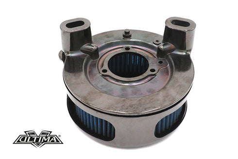 Ultima Ultima Free Flow Milled Air Cleaner Kit Polished - 34-2114